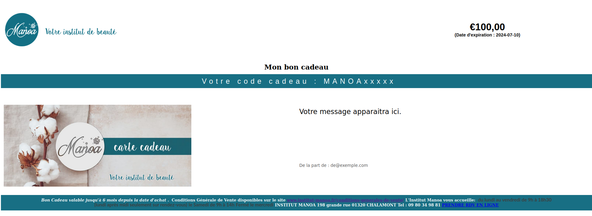 Carte cadeau – Image 3